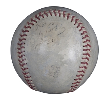 Ty Cobb Signed Official League Baseball (Displays As Single) (JSA)